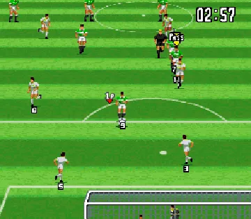 Takeda Nobuhiro no Super League Soccer (Japan) screen shot game playing